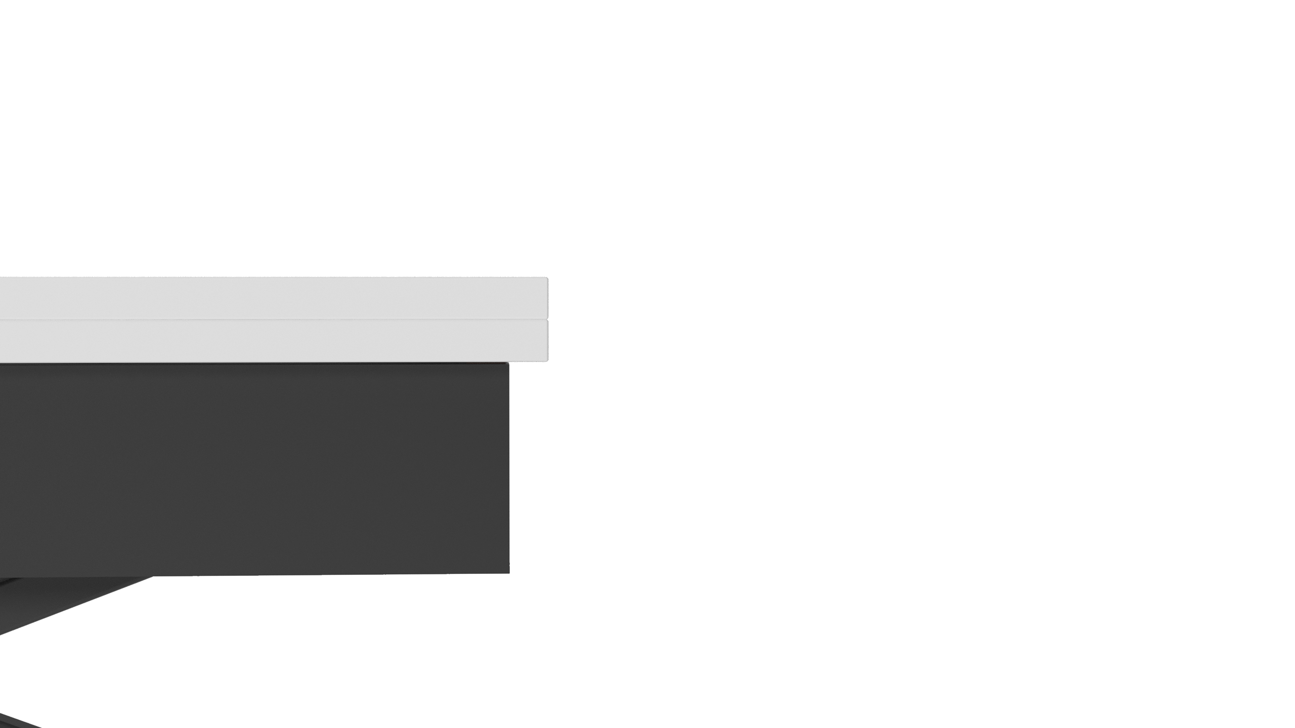 Стол-трансформер КАЛИФОРНИЯ МЕБЕЛЬ Андрэ Loft ЛДСП Белый Черный - фото 12