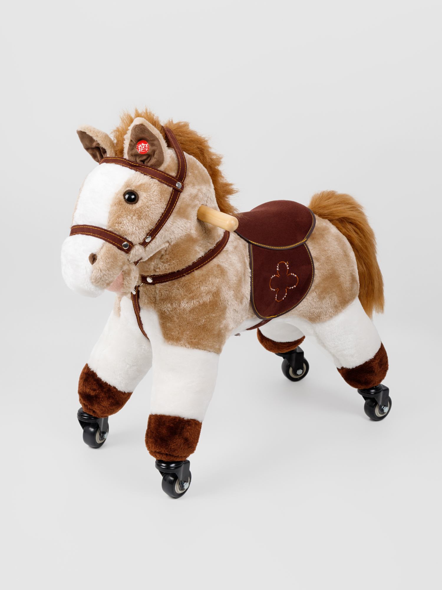 Каталка Amarobaby Funny Horse бежевый в ассортименте - фото 16