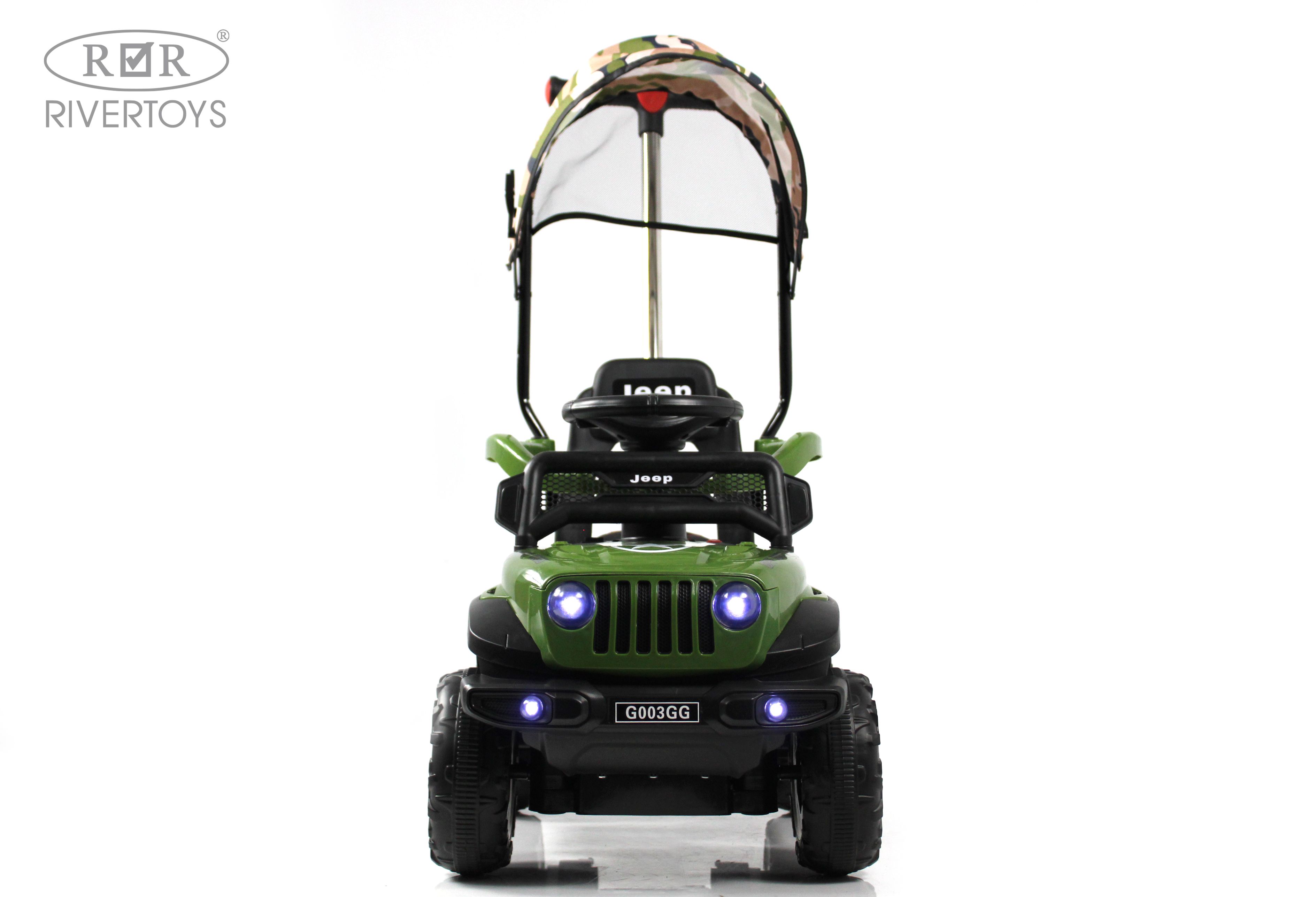 Электромобиль RIVERTOYS G003GG-GREEN С пультом ДУ - фото 2