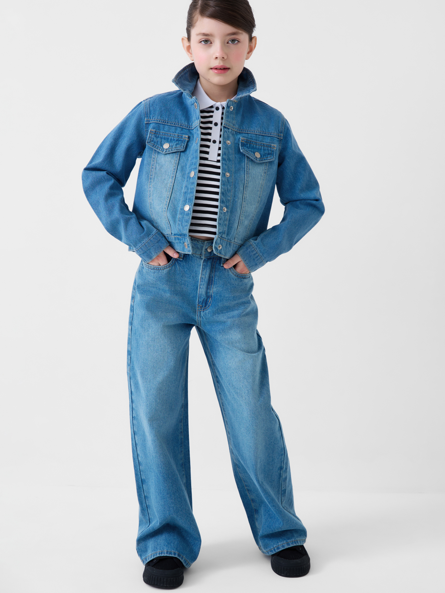 Куртка джинсовая PlayToday 12621287 - фото 3