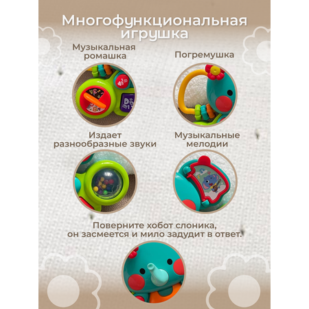 Игрушка MyMoon Музыкальный Слоник