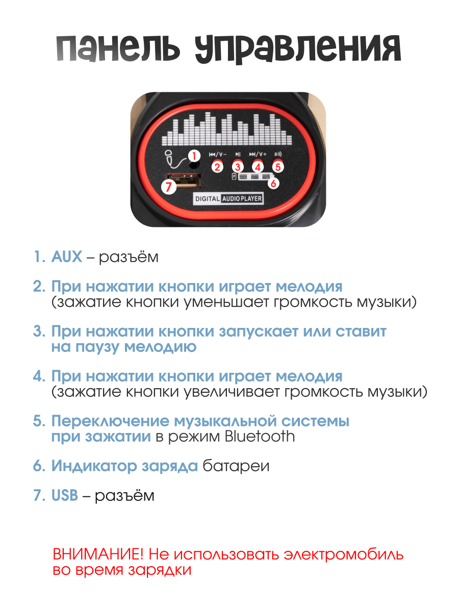 Электромотоцикл Farfello TR701 С пультом ДУ - фото 6