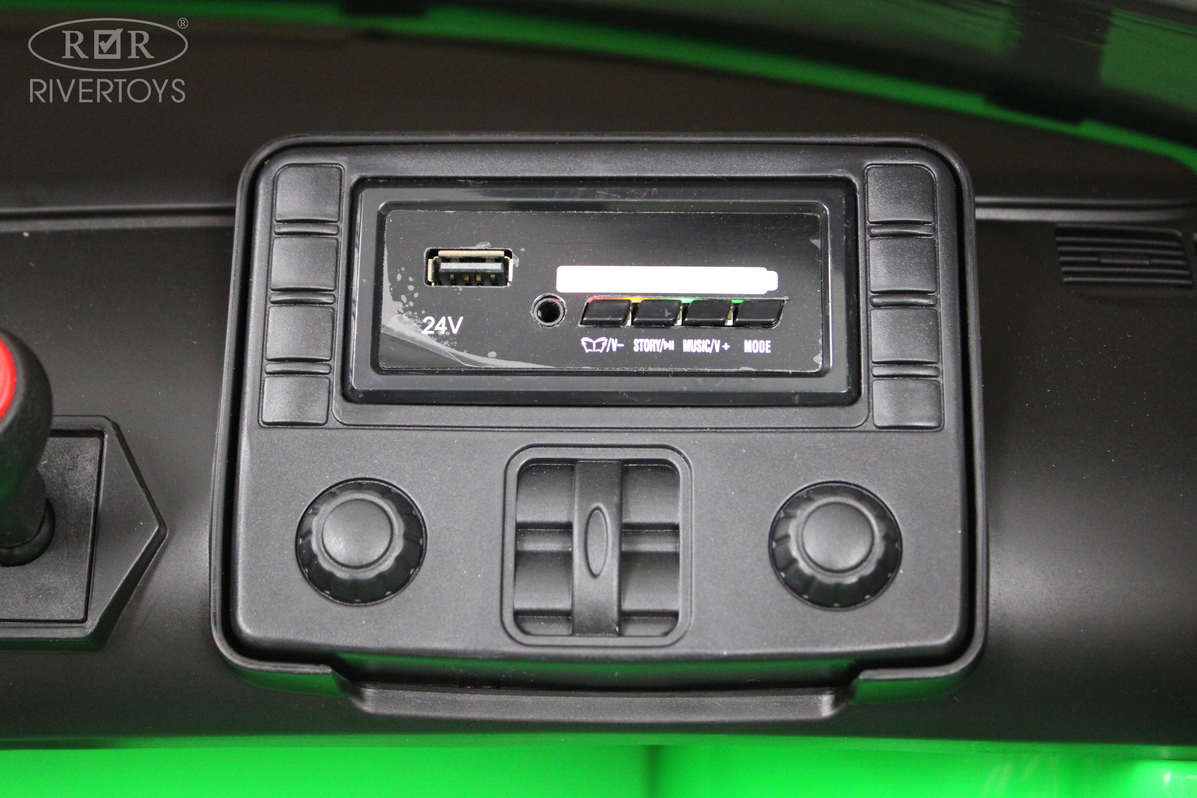 Электромобиль RIVERTOYS A111MP-GREEN С пультом ДУ - фото 13