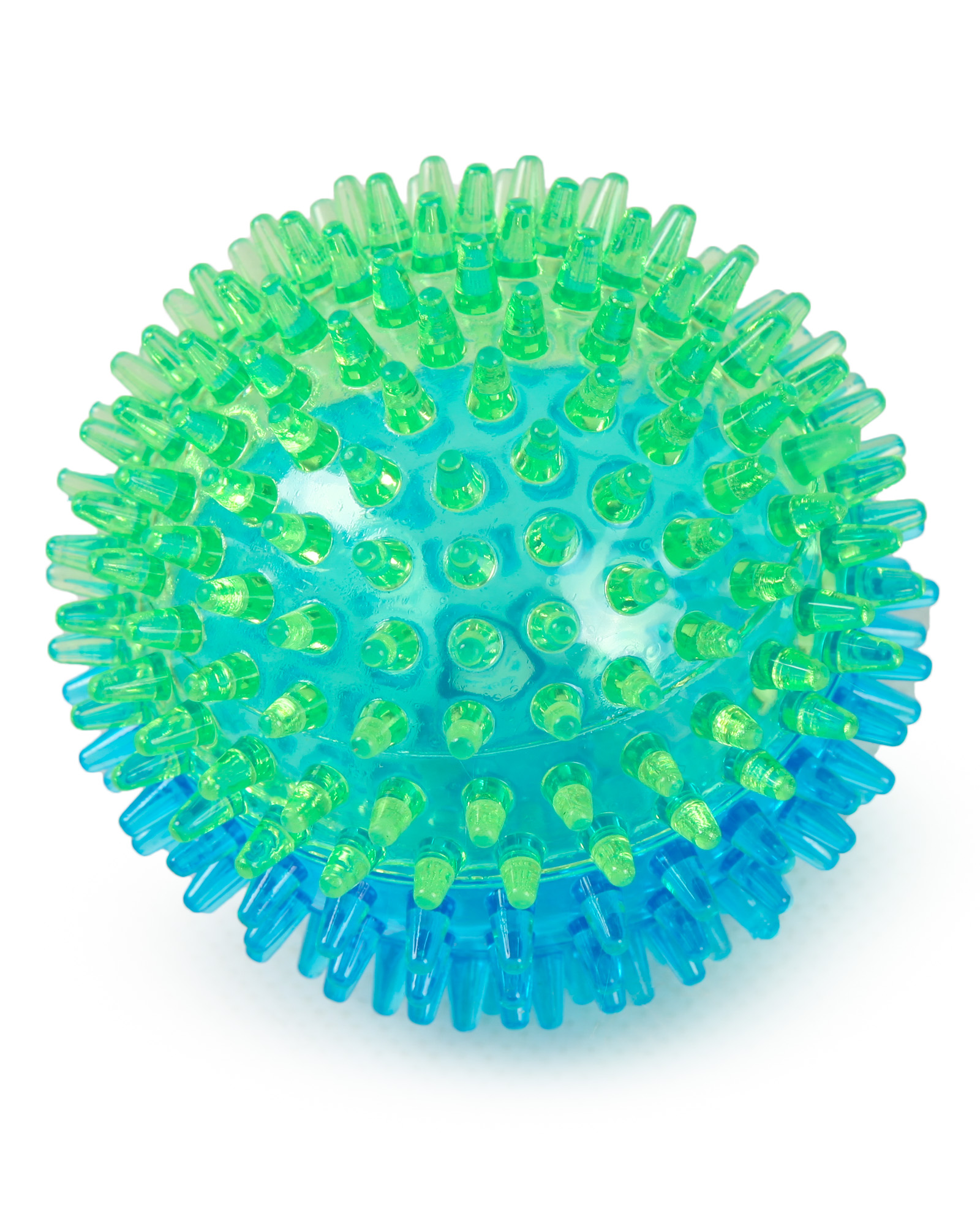 Игрушка для собак Barbaks Мяч-пупырка с массажными зубчиками пищит 9см ТПР в ассортименте - фото 8