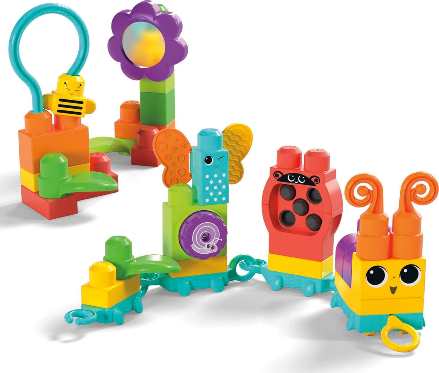 Конструктор Mega Bloks Move n Groove Caterpillar блочный - фото 2