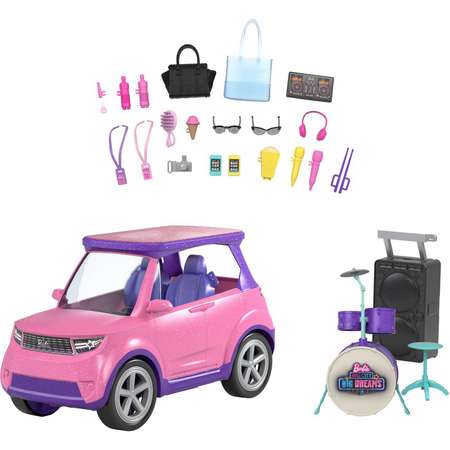 Автомобиль Barbie Большой город розовый