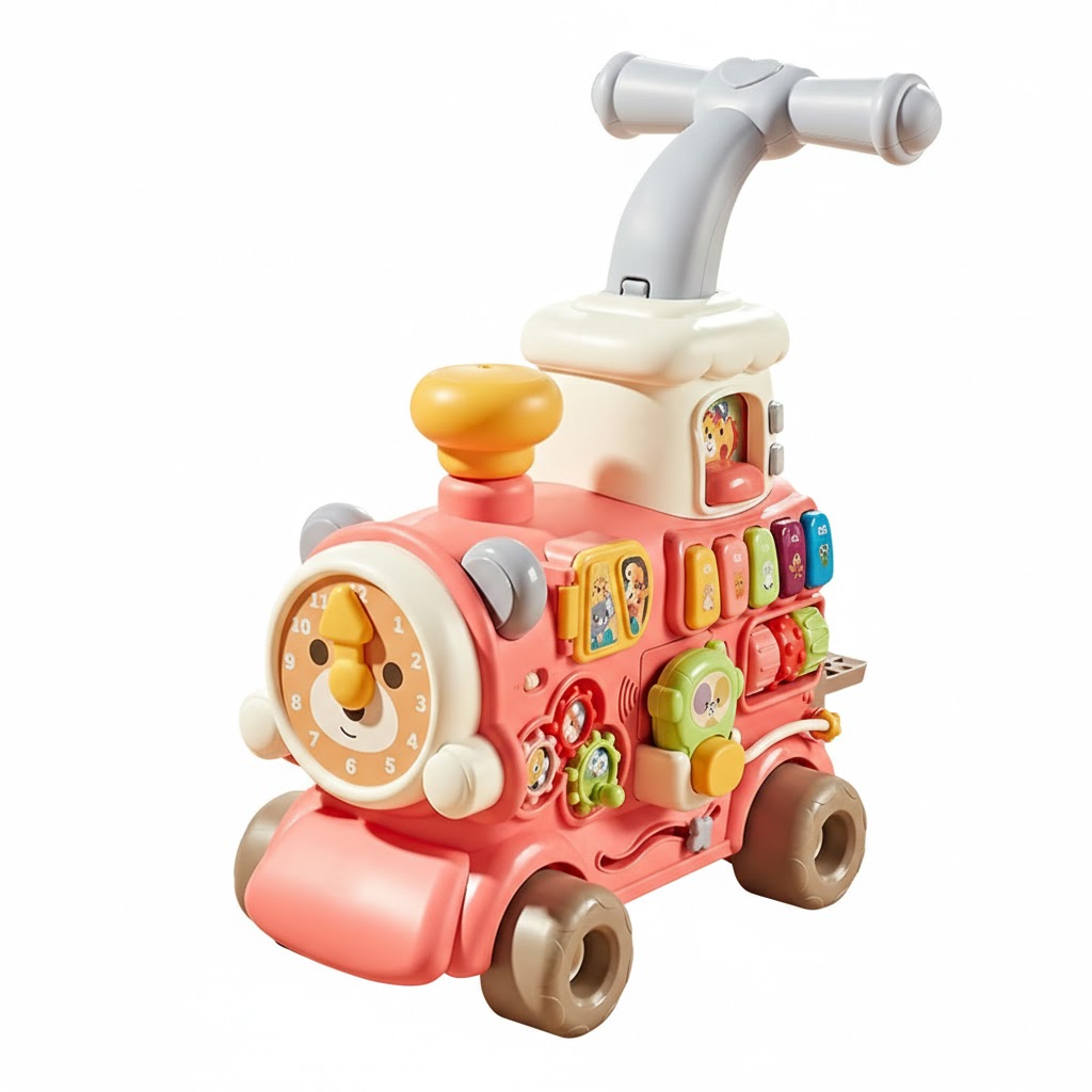 Каталка LANSI WORLD розовый - фото 4