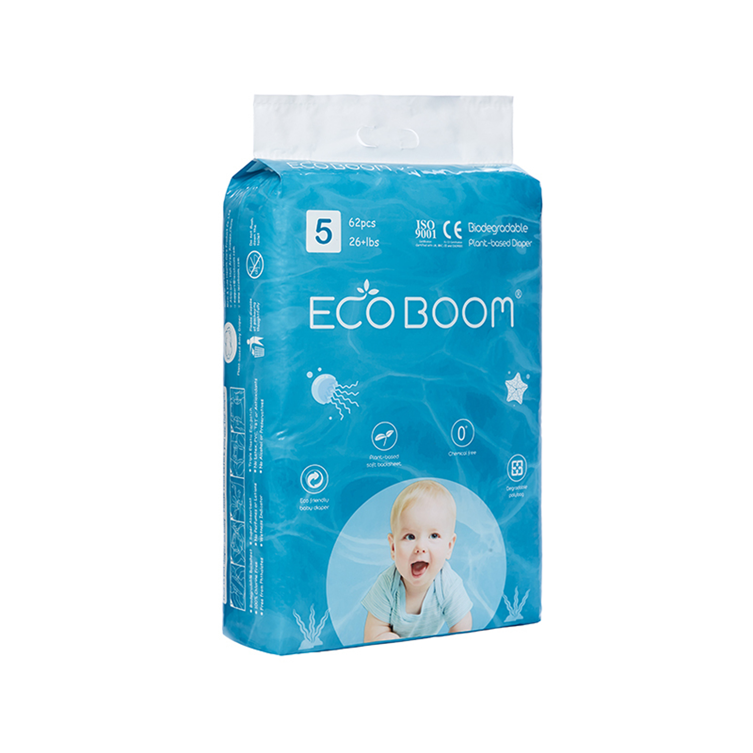 Подгузники ECO BOOM Eco XL 62 шт. - фото 2