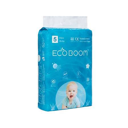 Подгузники ECO BOOM Eco XL 62 шт.