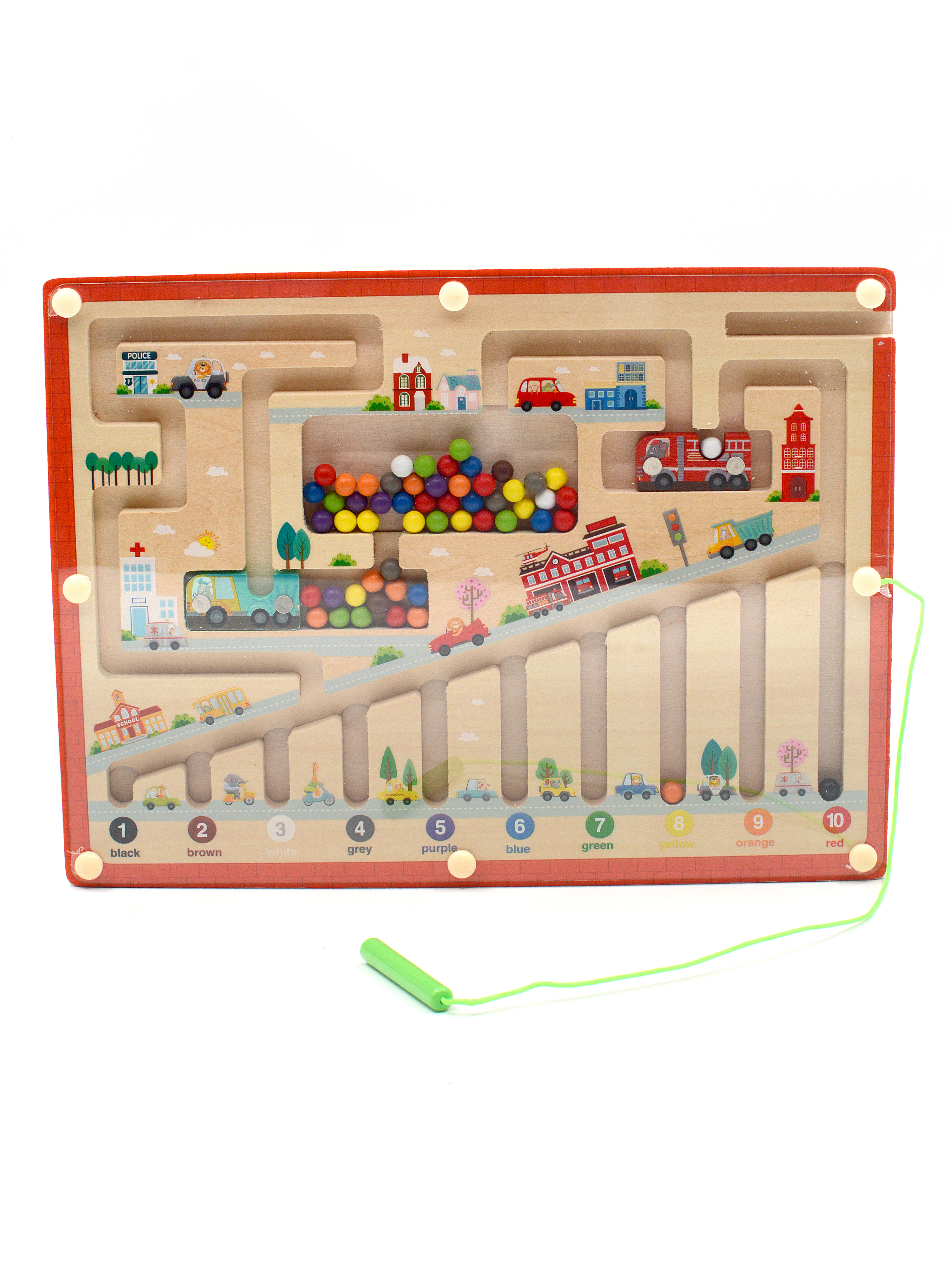 Настольная игра Madliani Магнитный сортер Транспорт - фото 1