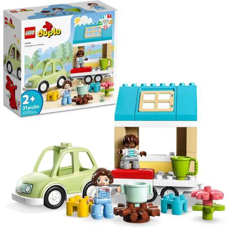 Конструктор LEGO DUPLO Семейный дом на колесах блочный
