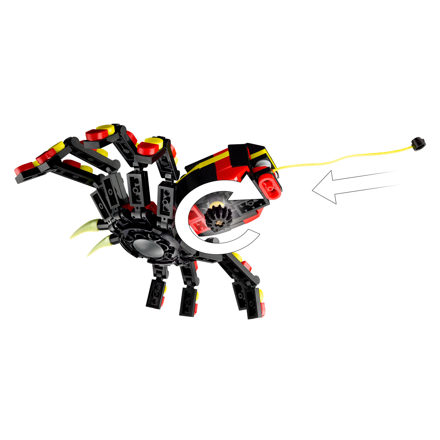 Конструктор LEGO Creator Дикие животные Паук 153 дет. - фото 8