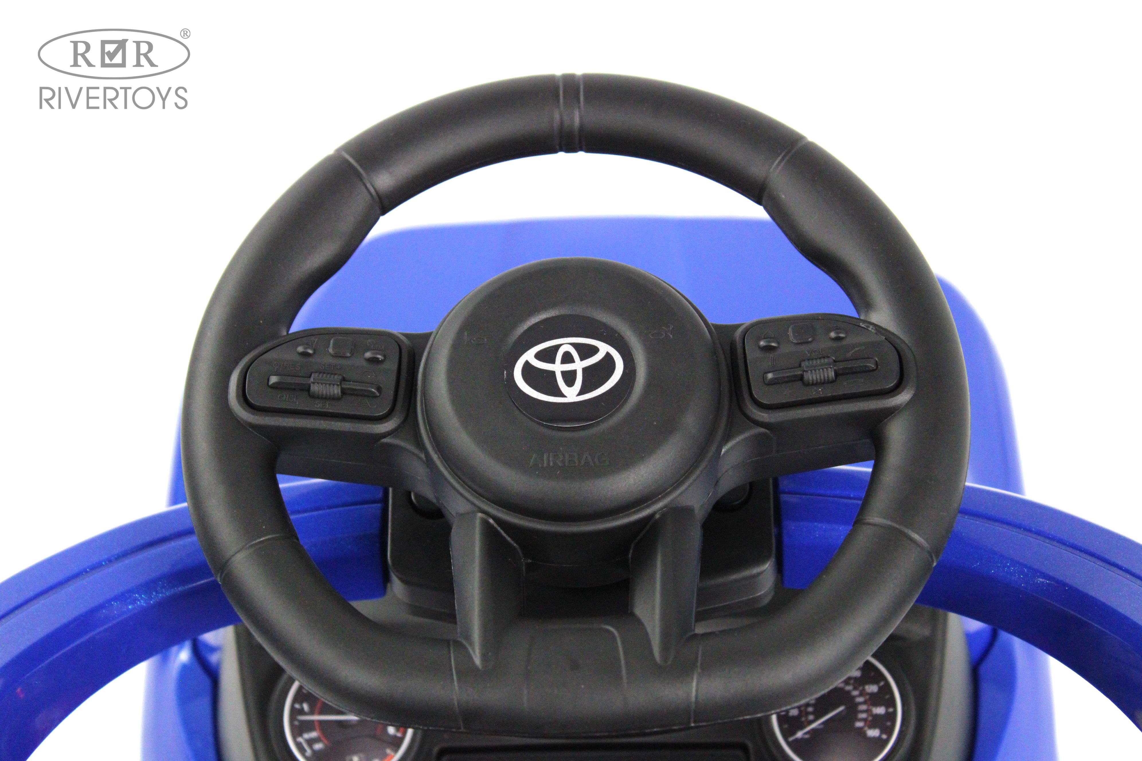 Каталка RIVERTOYS Z002ZZ-B-BLUE синий - фото 9