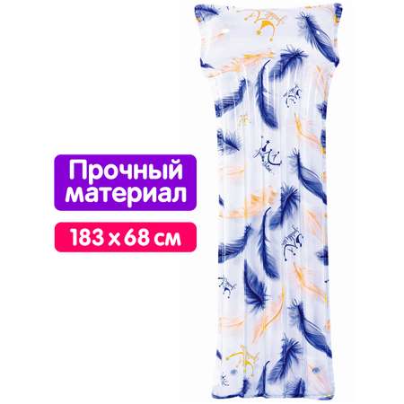 Надувной матрас для плавания Jilong Королева 183х68 см синий