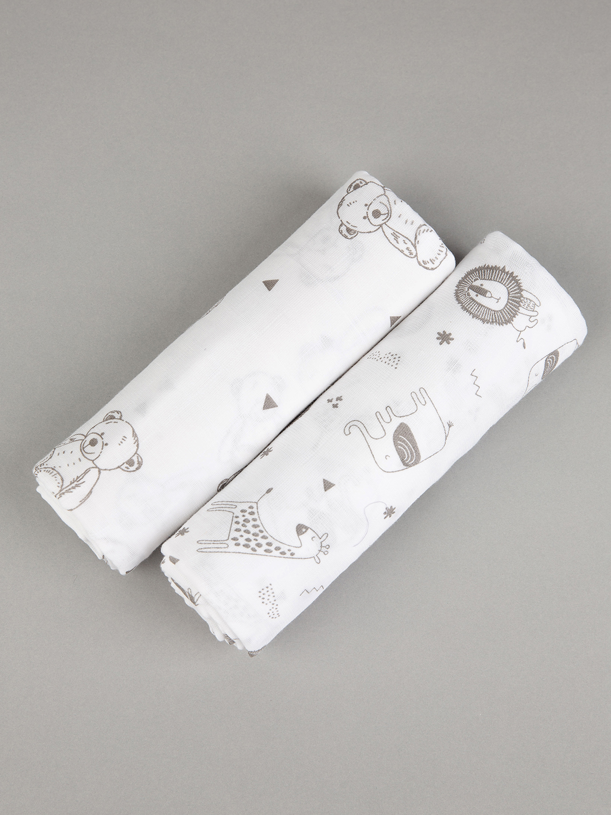 Пелёнка inlovery муслин 130x90 см 2 шт. - фото 21