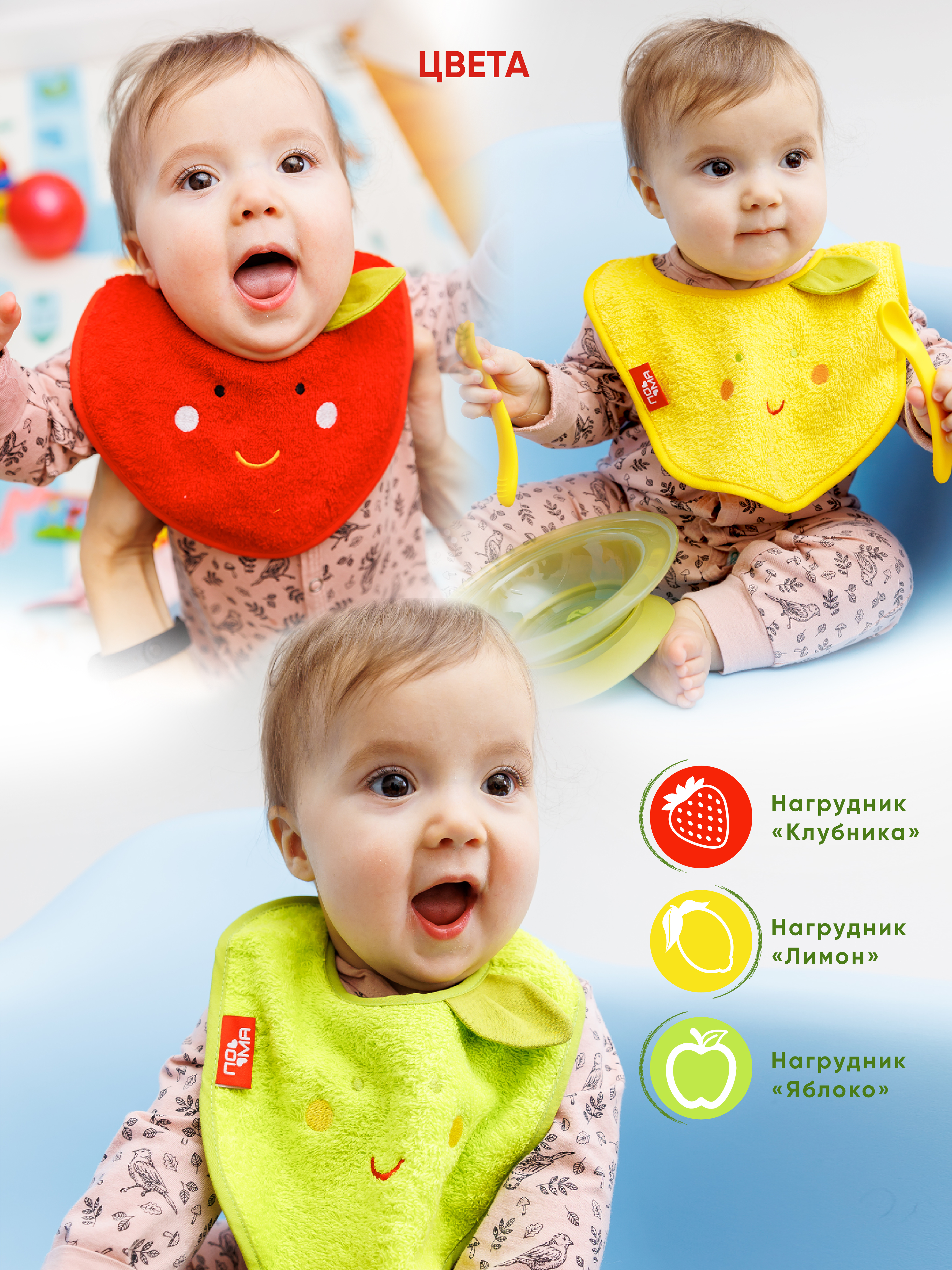 Набор расческа Пома искусственная щетина 2 предм. - фото 11