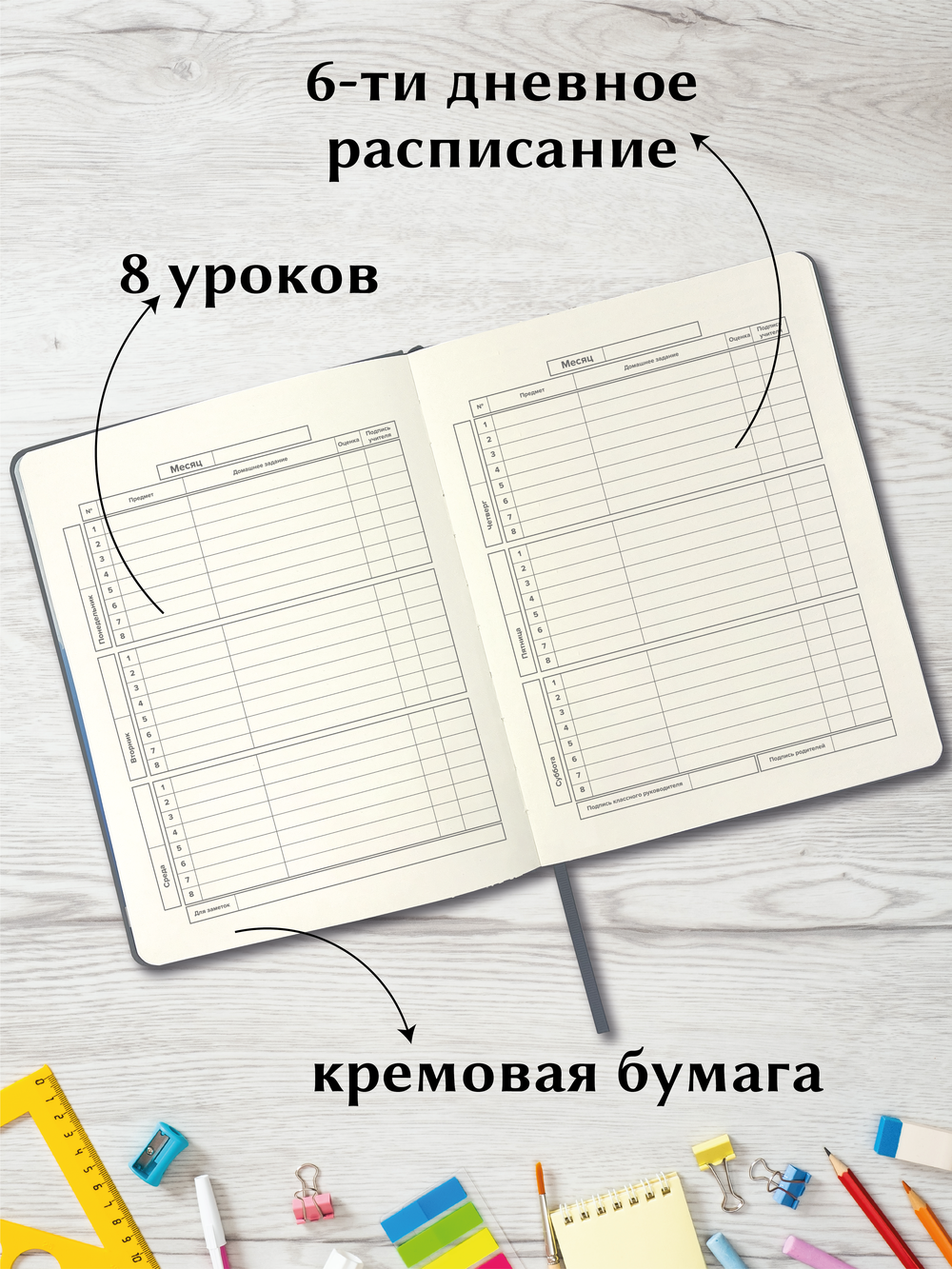 Дневник школьный AXLER 5 – 11 класс для мальчика и девочки - фото 4
