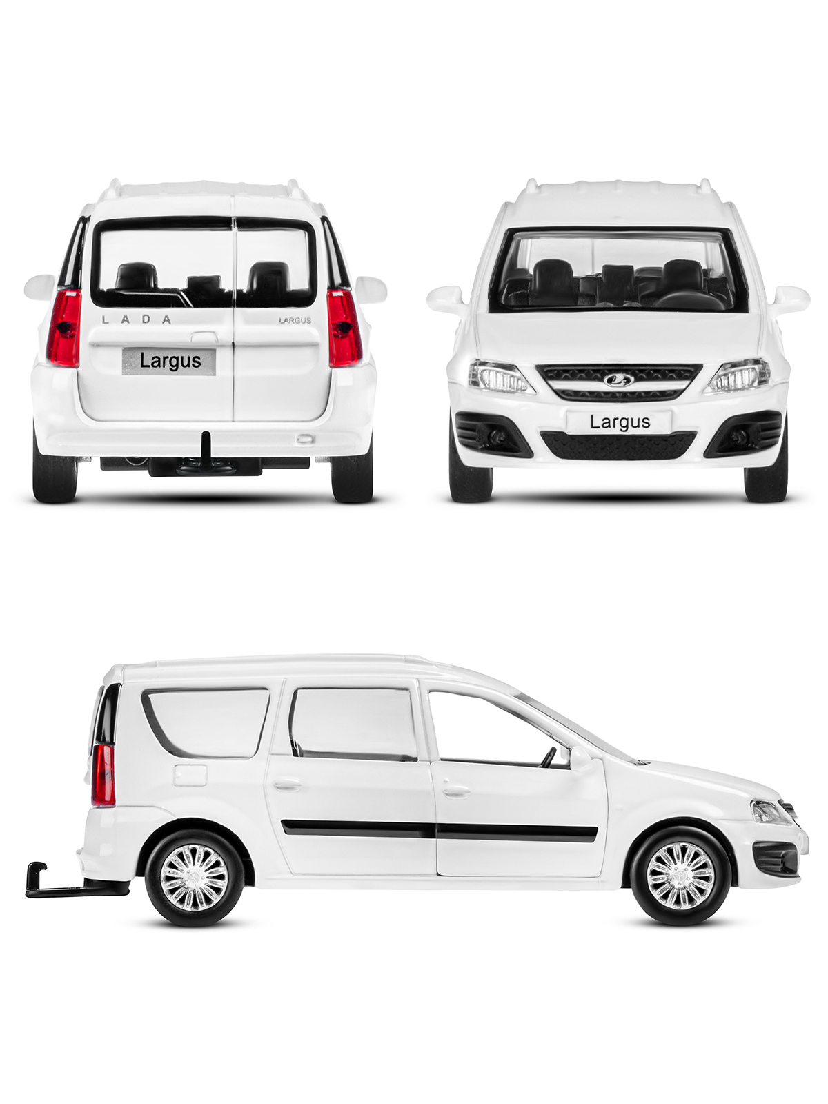 Автомобиль АВТОпанорама LADA Largus 1:43 JB1251631 - фото 12