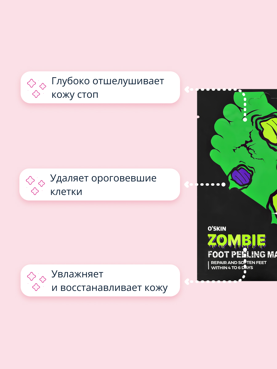 Маска O SKIN Носочки - фото 3