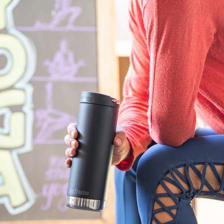Термокружка Klean Kanteen TKWide Cafe Cap 16oz Black 473 мл