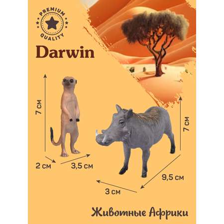 Фигурка DARWIN Сурикат и Бородавочник