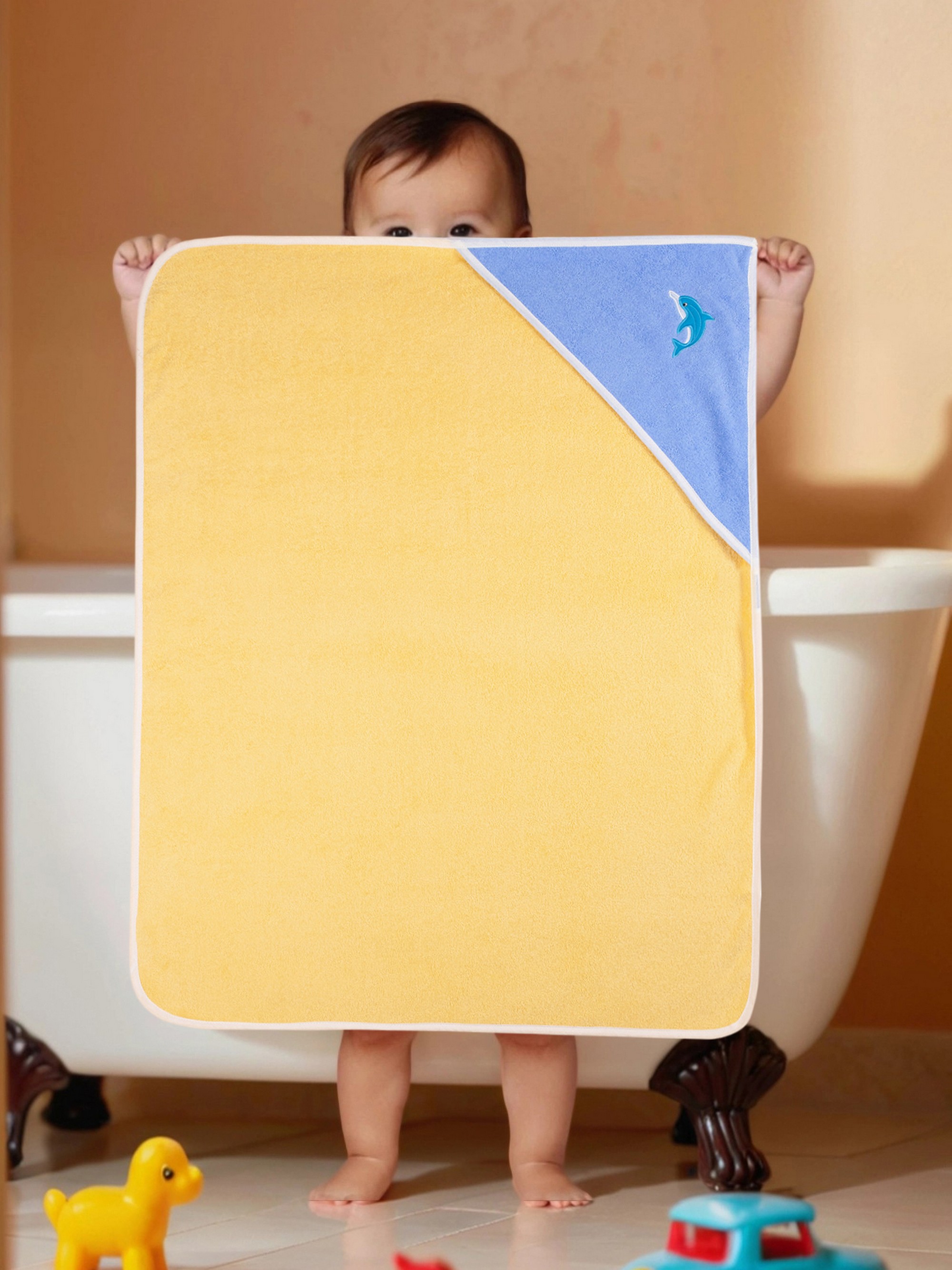 Полотенце уголок Wellness Малыш-35/55_Д 80 x 100 см 1 шт. - фото 2