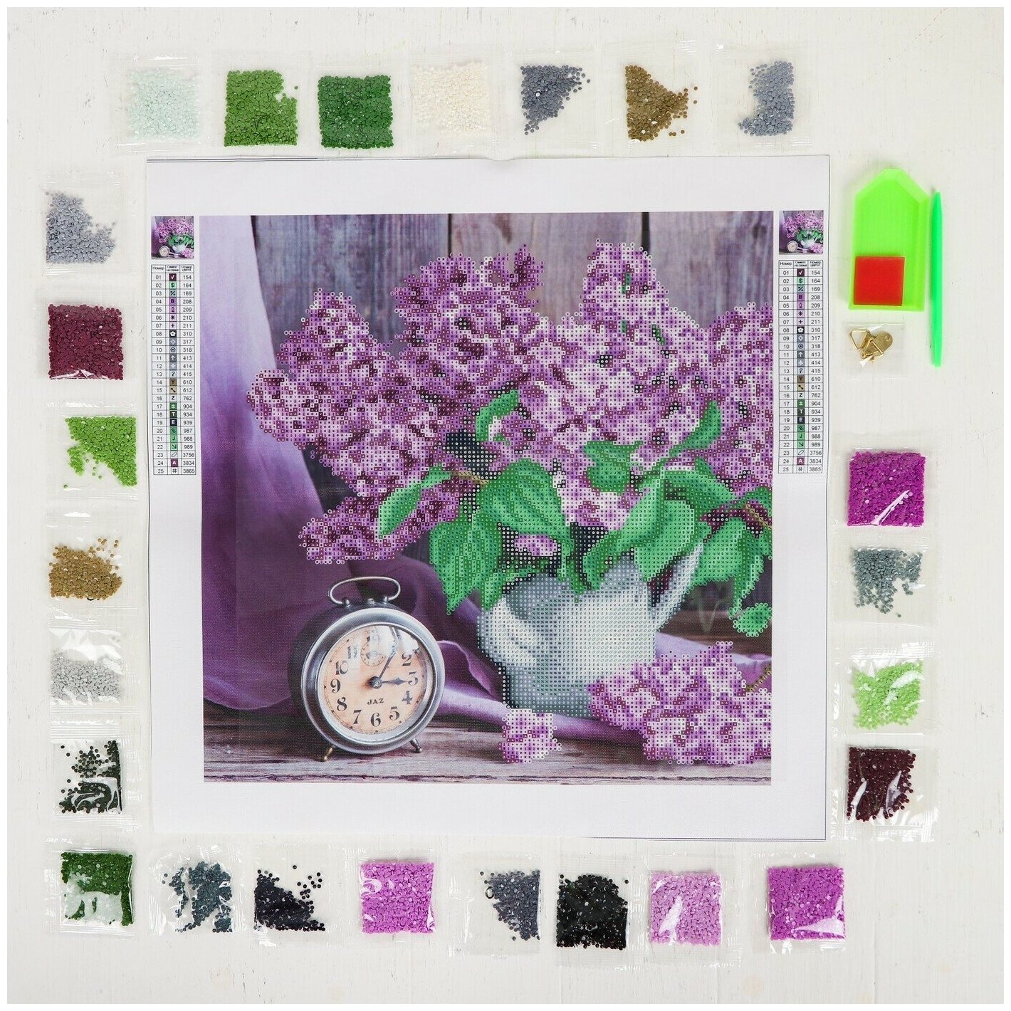 Алмазная мозаика Школа Талантов Сирень - фото 2