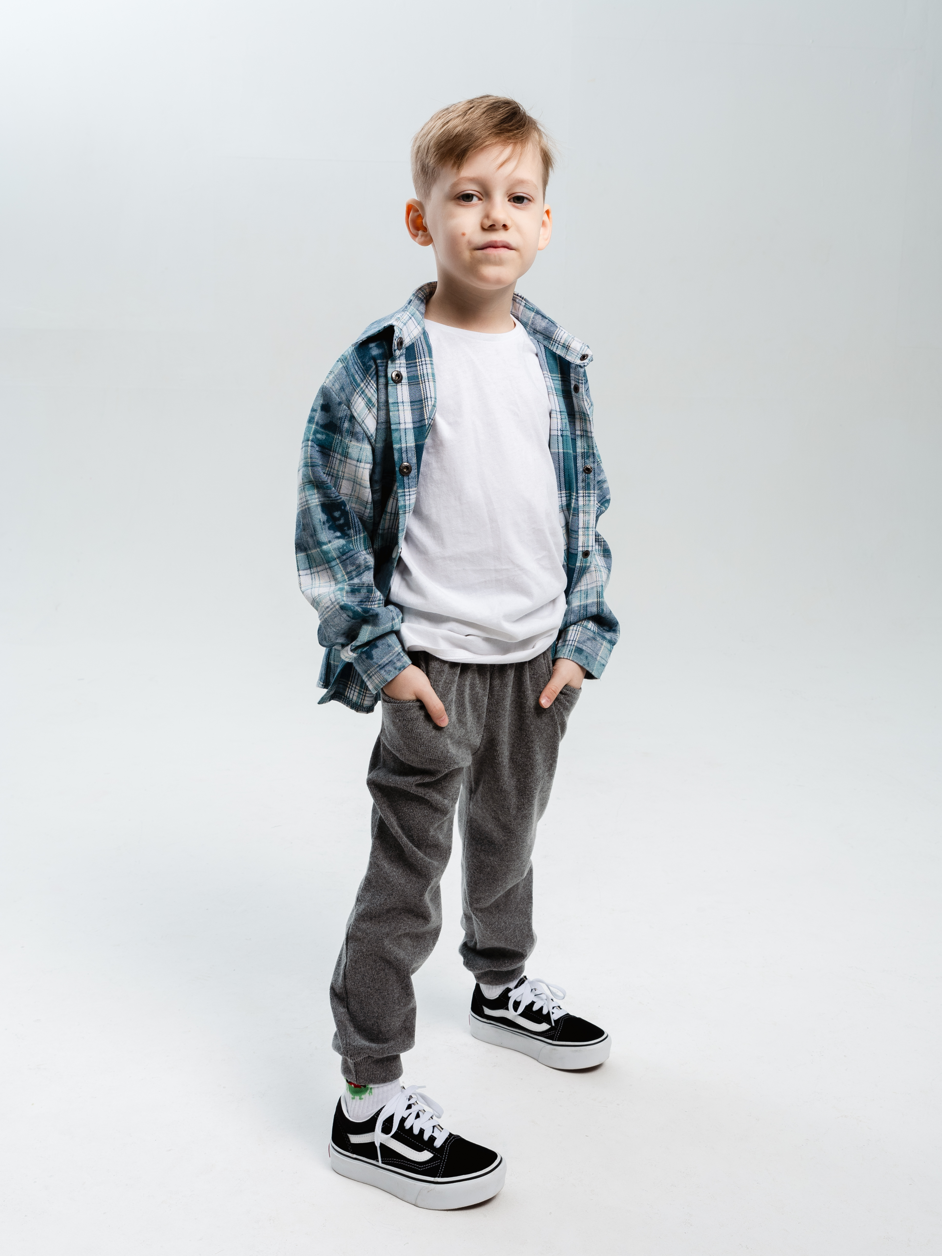 Рубашка Tiny Bestie голубаяваренка - фото 4