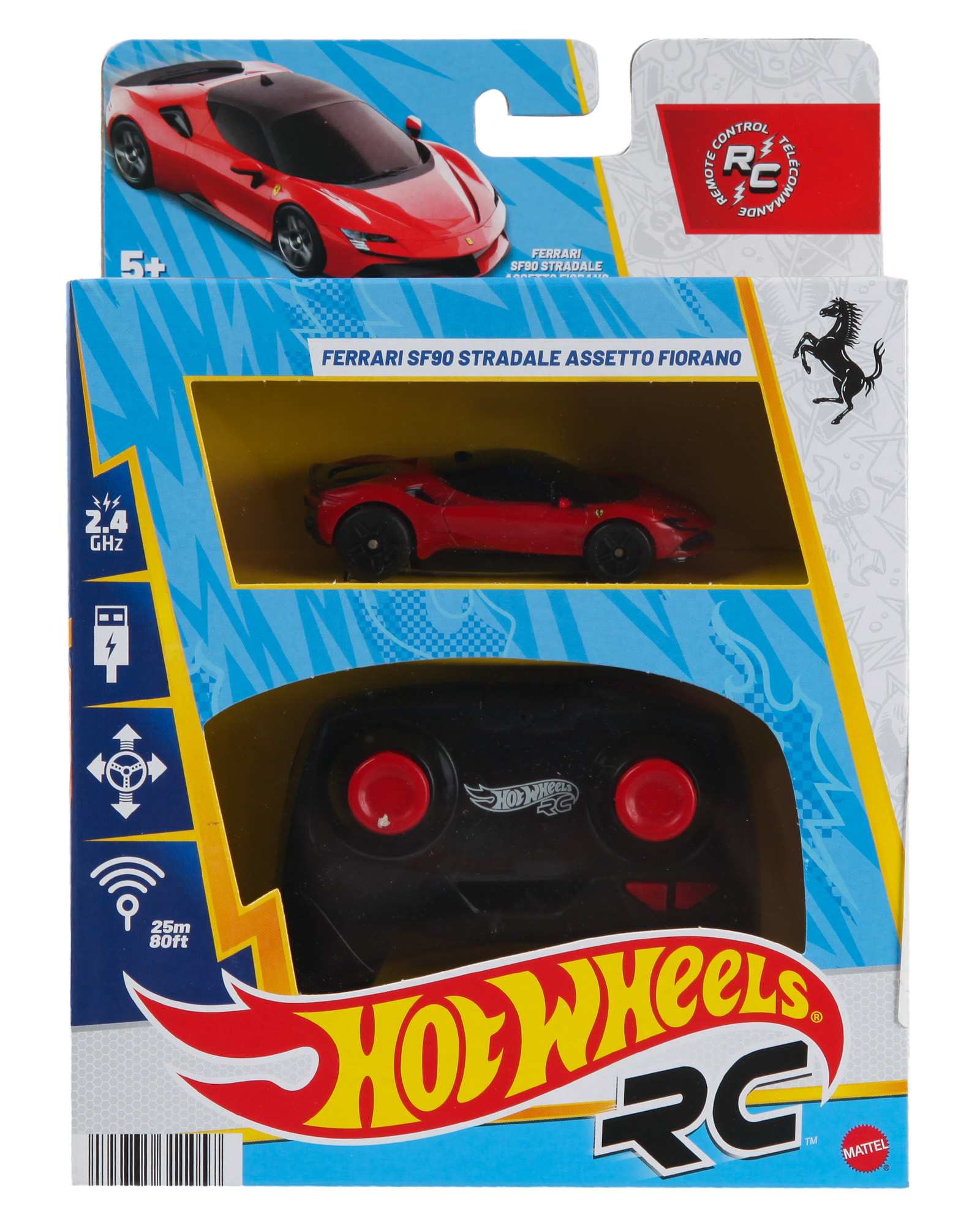 Автомобиль Hot Wheels Ferrari 1:64 JGD09 - фото 7