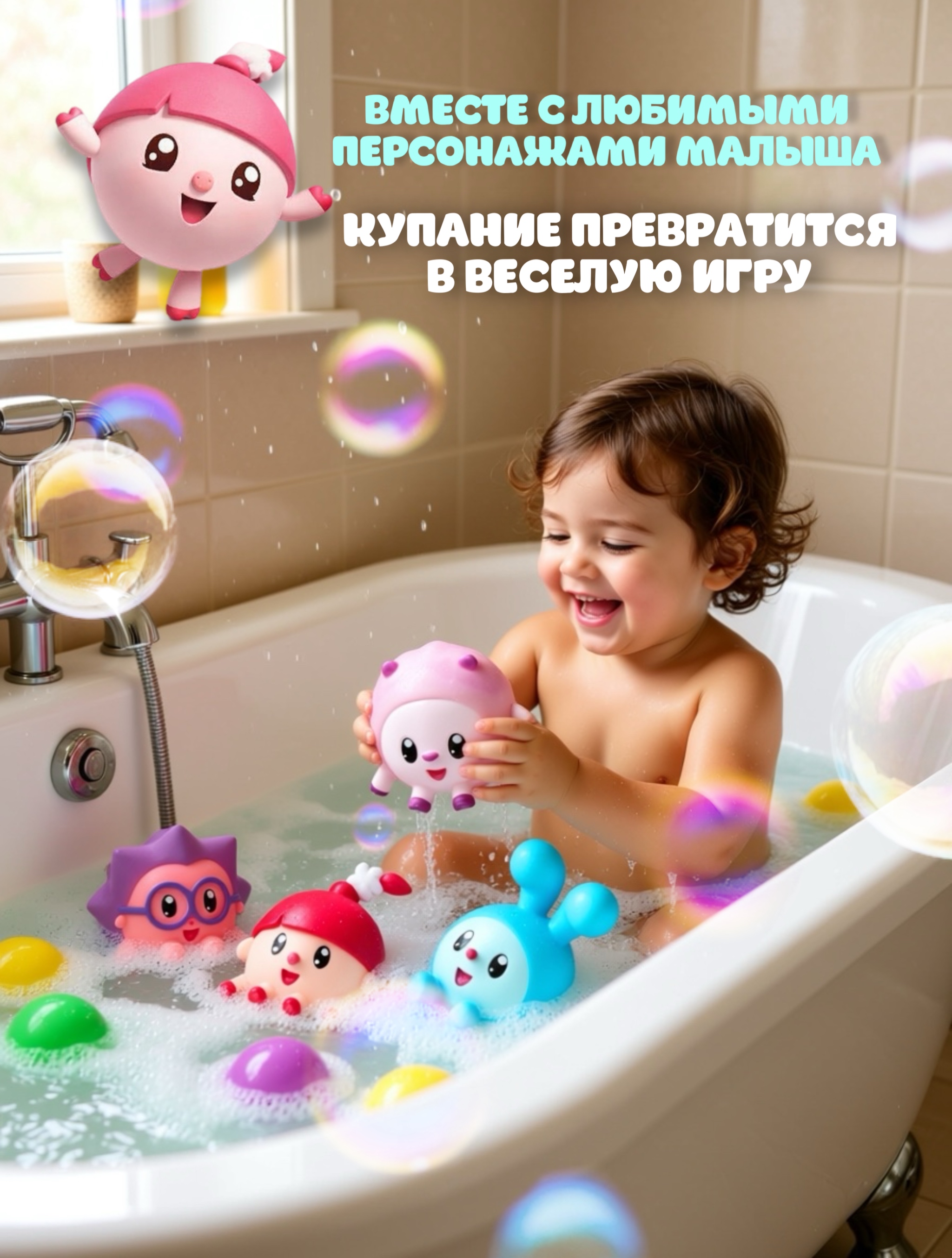 Фигурка КАПИТОШКA Малышарики 5шт - фото 4