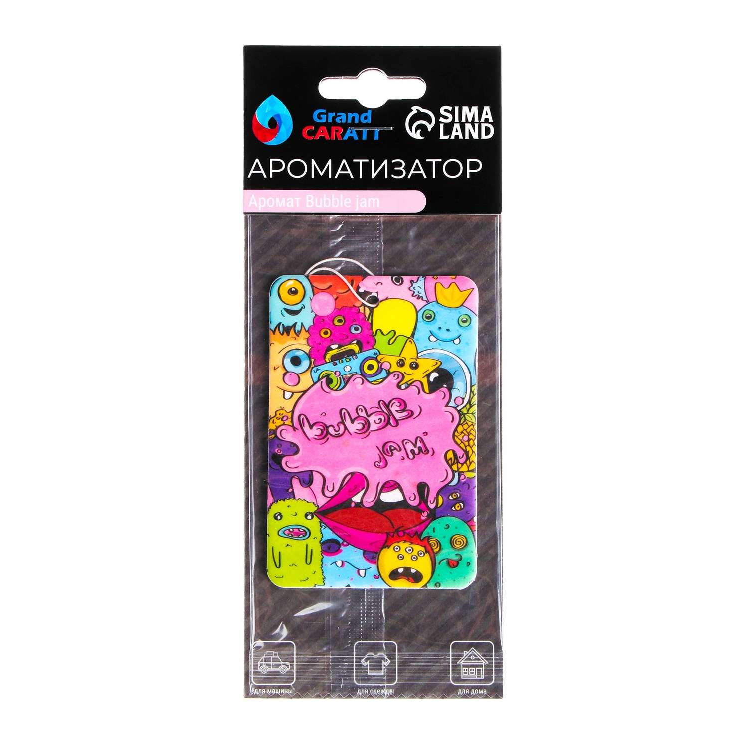 Ароматизатор Grand Caratt Бабл Гам подвесной 6850353 - фото 3