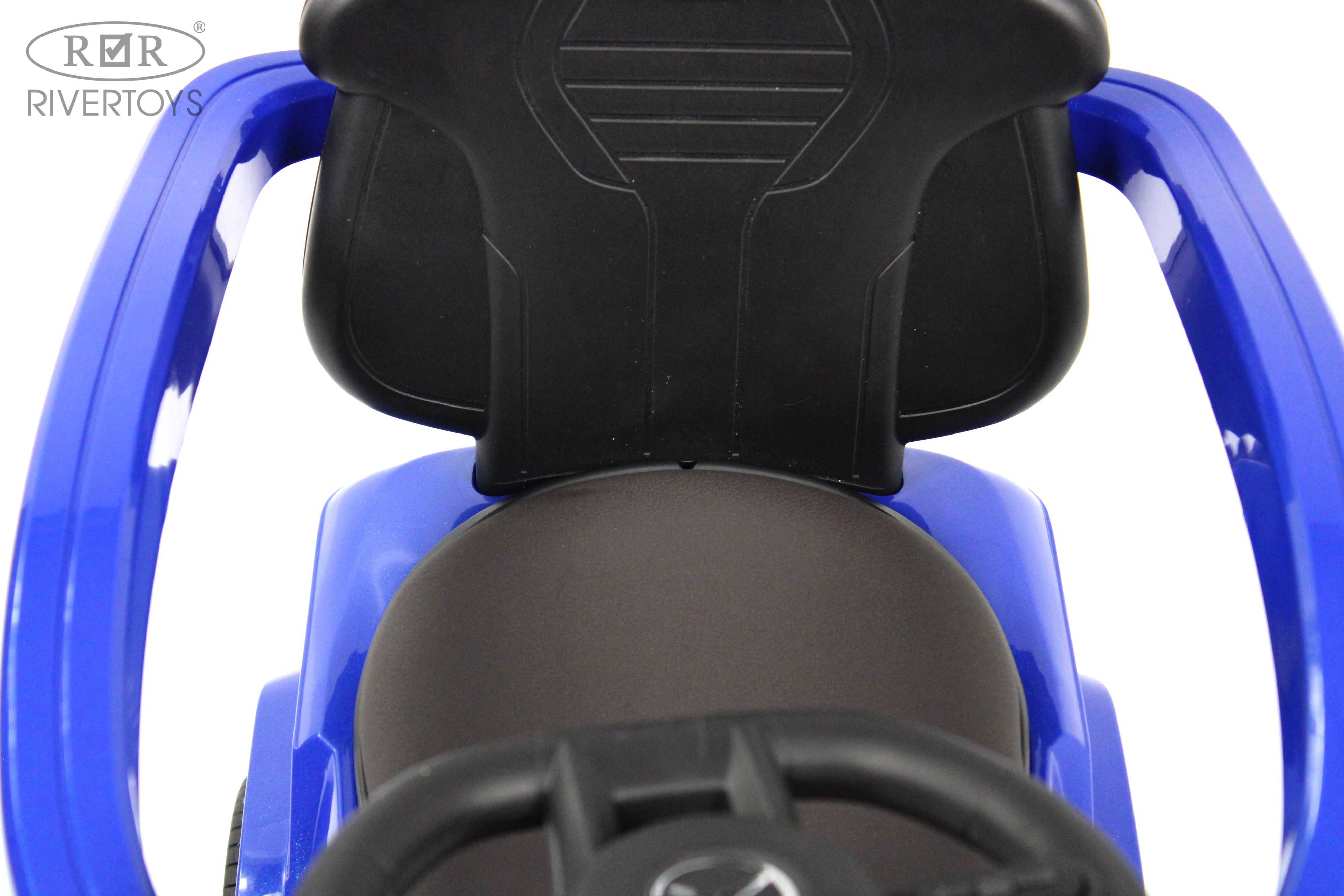 Каталка RIVERTOYS Mercedes-Benz G63 Blue Diamond синий - фото 10