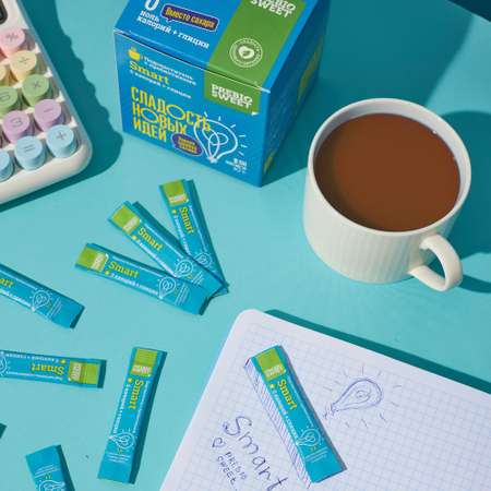Сахарозаменитель Смарт Prebiosweet Smart в саше стиках 100 шт