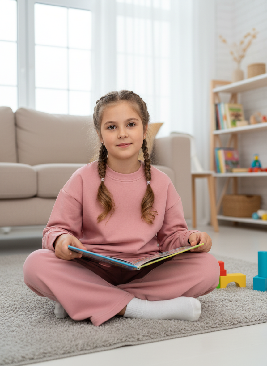 Костюм Утенок 7065 пыльная роза - фото 2