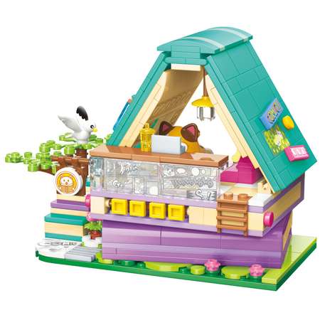 Конструктор Junfa Lovely Street Домик-библиотека сборная игровая модель