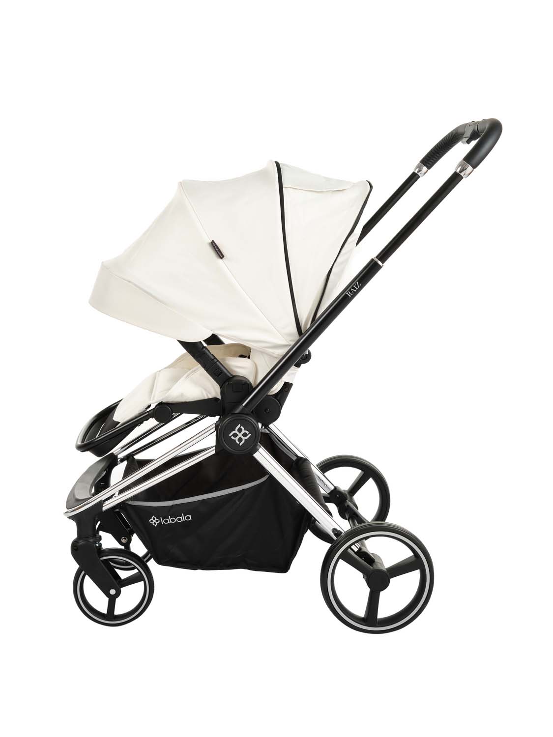 Коляска 2в1 Labala Raiz white - фото 5