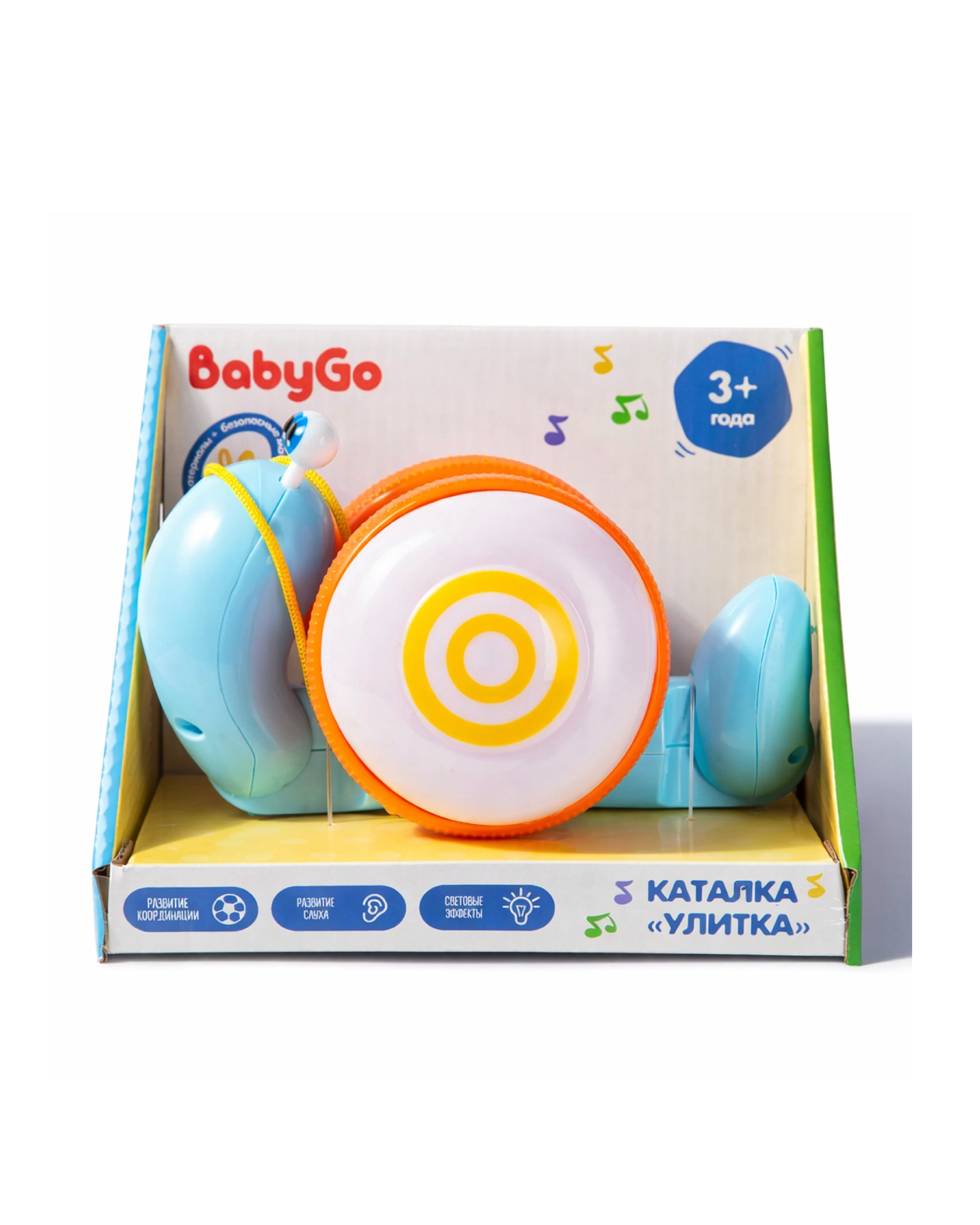 Игрушка BabyGo каталка Улитка - фото 5