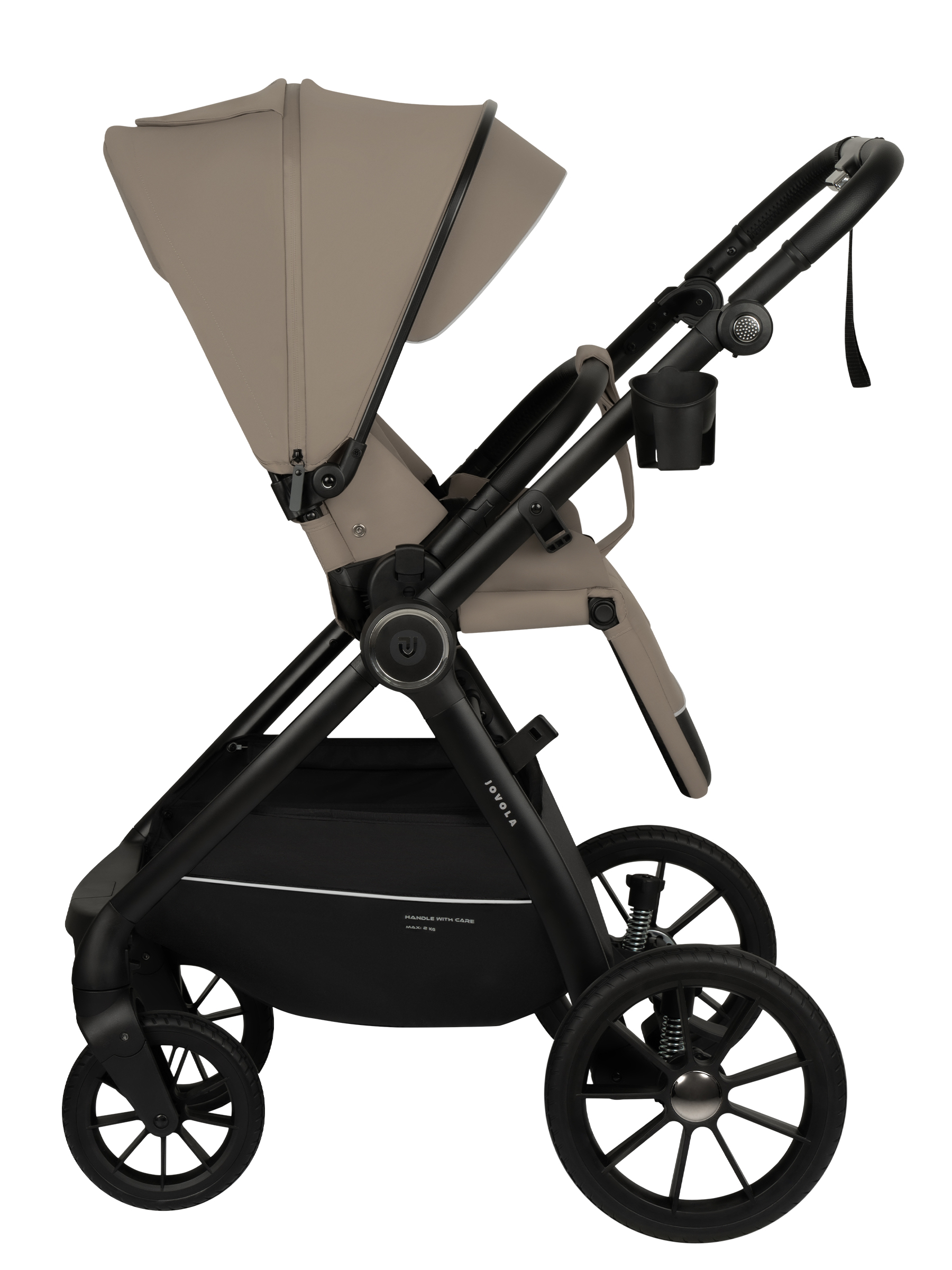 Коляска прогулочная JOVOLA LYRA бежевый - фото 23