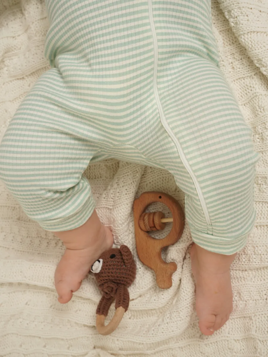 Комбинезон 3 шт Супер Пупс нбр/3пр/кмбнмол/зеленыецветочки - фото 24