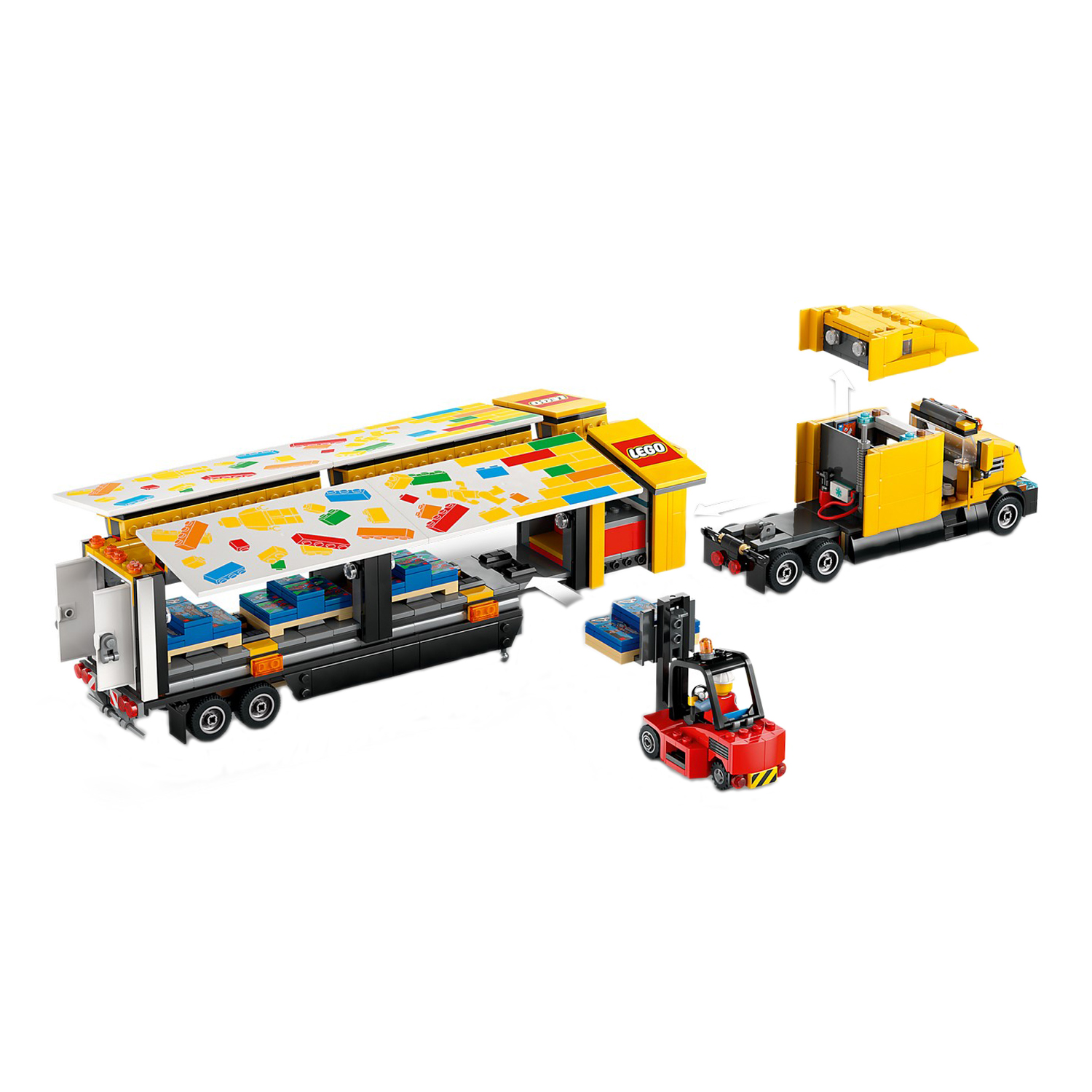 Конструктор LEGO City Желтый грузовик 1061 дет. - фото 7