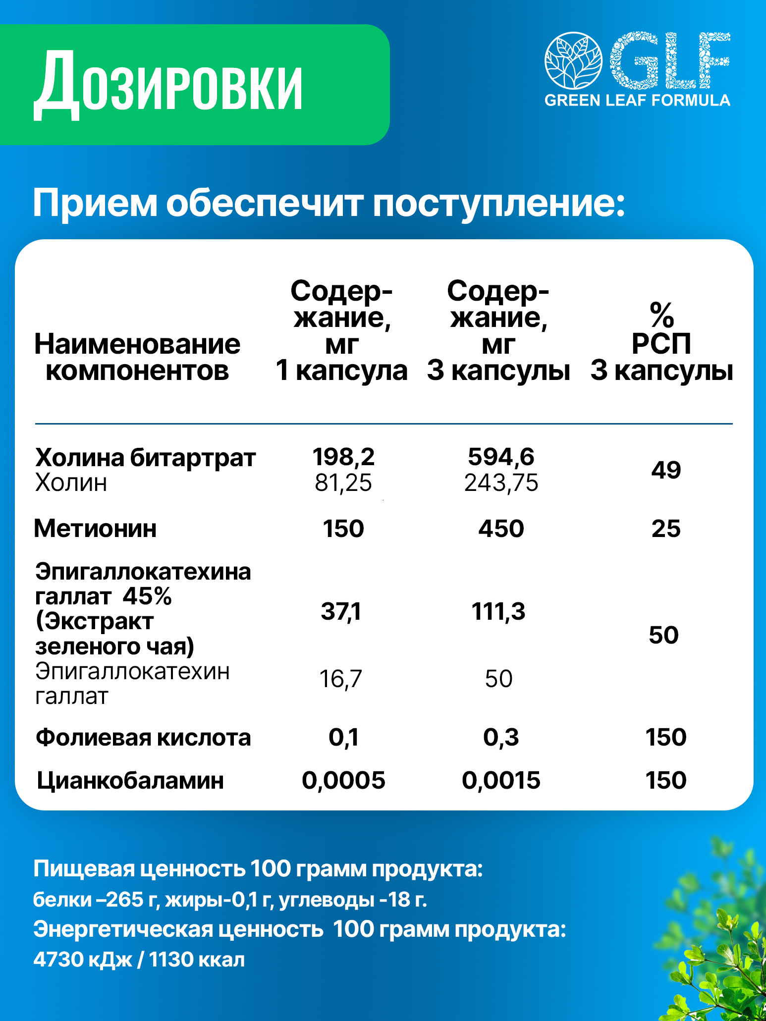 Метионин аминокислота Green Leaf Formula для беременных и кормящих женщин 60 капсул - фото 10