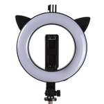 Лампа для селфи Attivio кольцевая с моноподом