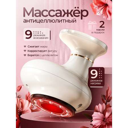 Вакуумный массажер антицеллюлитный CASTLELADY с lpg эффектом, лимфодренажный аппарат для похудения