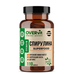 Спирулина OVER Спирулина для очищения организма 110 капсул