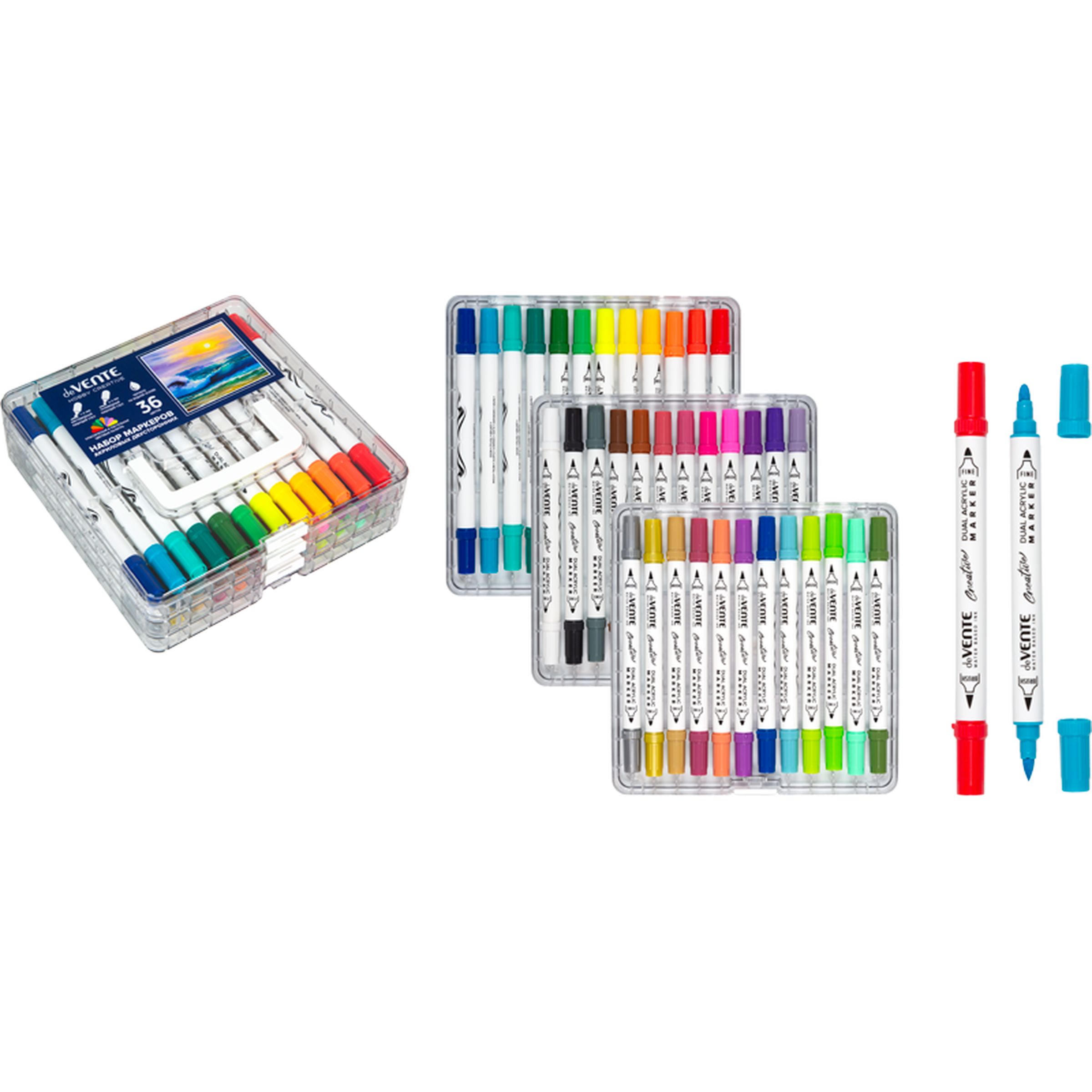 Маркеры deVENTE акриловые 36 шт. - фото 1