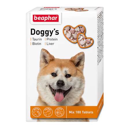 Витамины для собак Beaphar Doggys Mix180таблеток