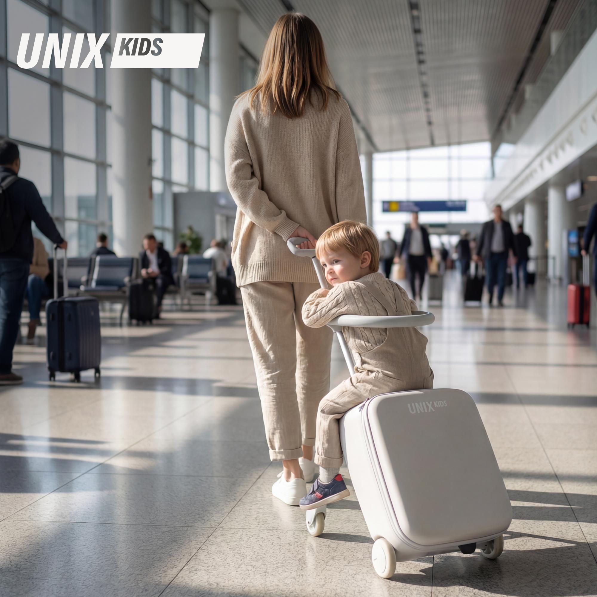 Чемодан UNIX Kids Каталка Stroller Classic - фото 1