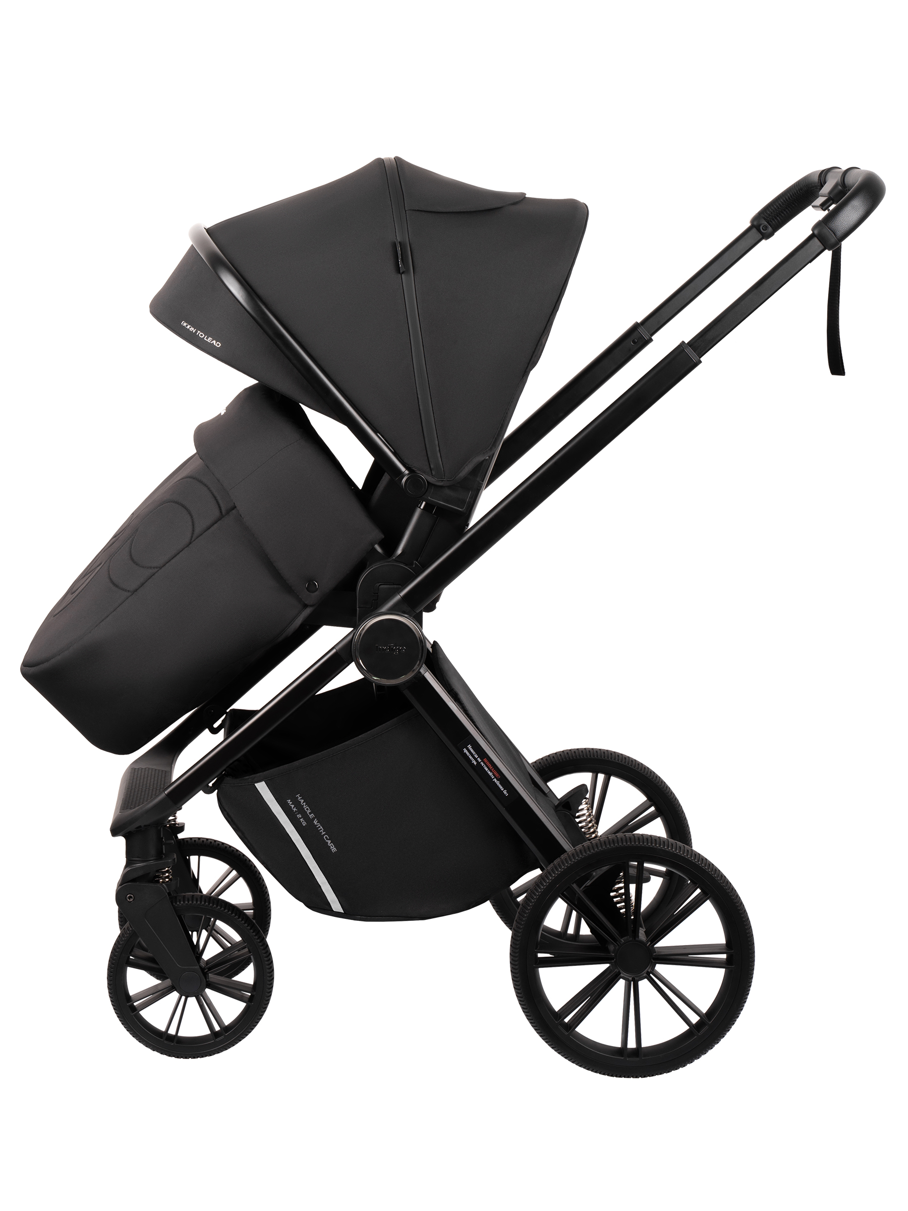 Коляска 2в1 Indigo Sting черный - фото 11