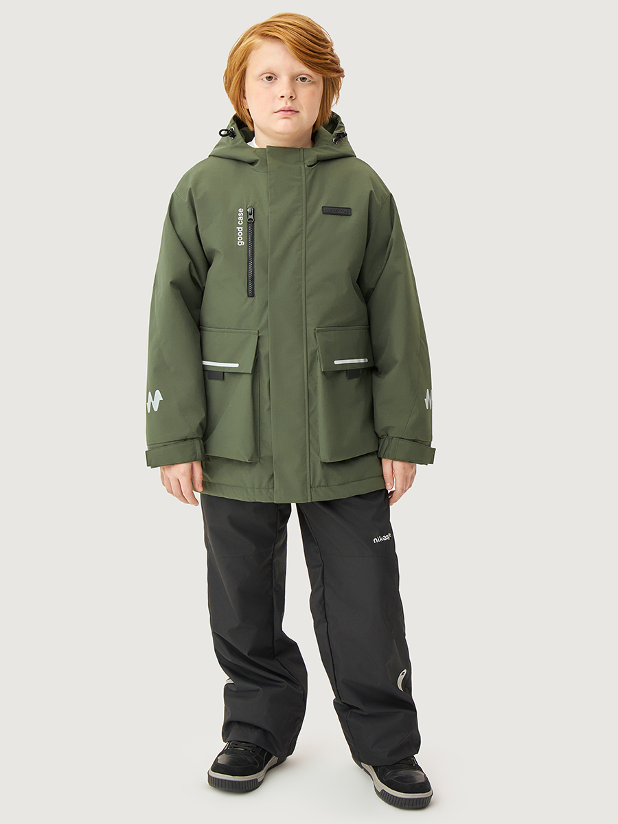 Парка NIKASTYLE п4м4326 хаки - фото 4