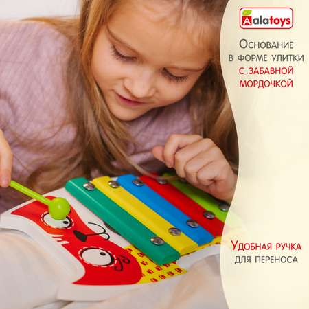 Игрушка музыкальная Alatoys ксилофон, мелодика